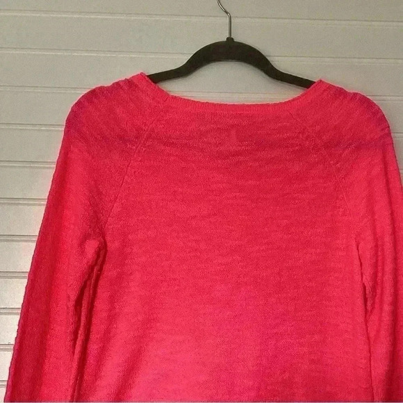 Lilly Pulitzer Jody Sweater in Love Potion Pink Size Small Tassel Sweater tunic - Picture 6 of 10